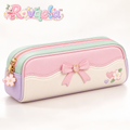 Rovqela™ Pastel Bow Pencil Case