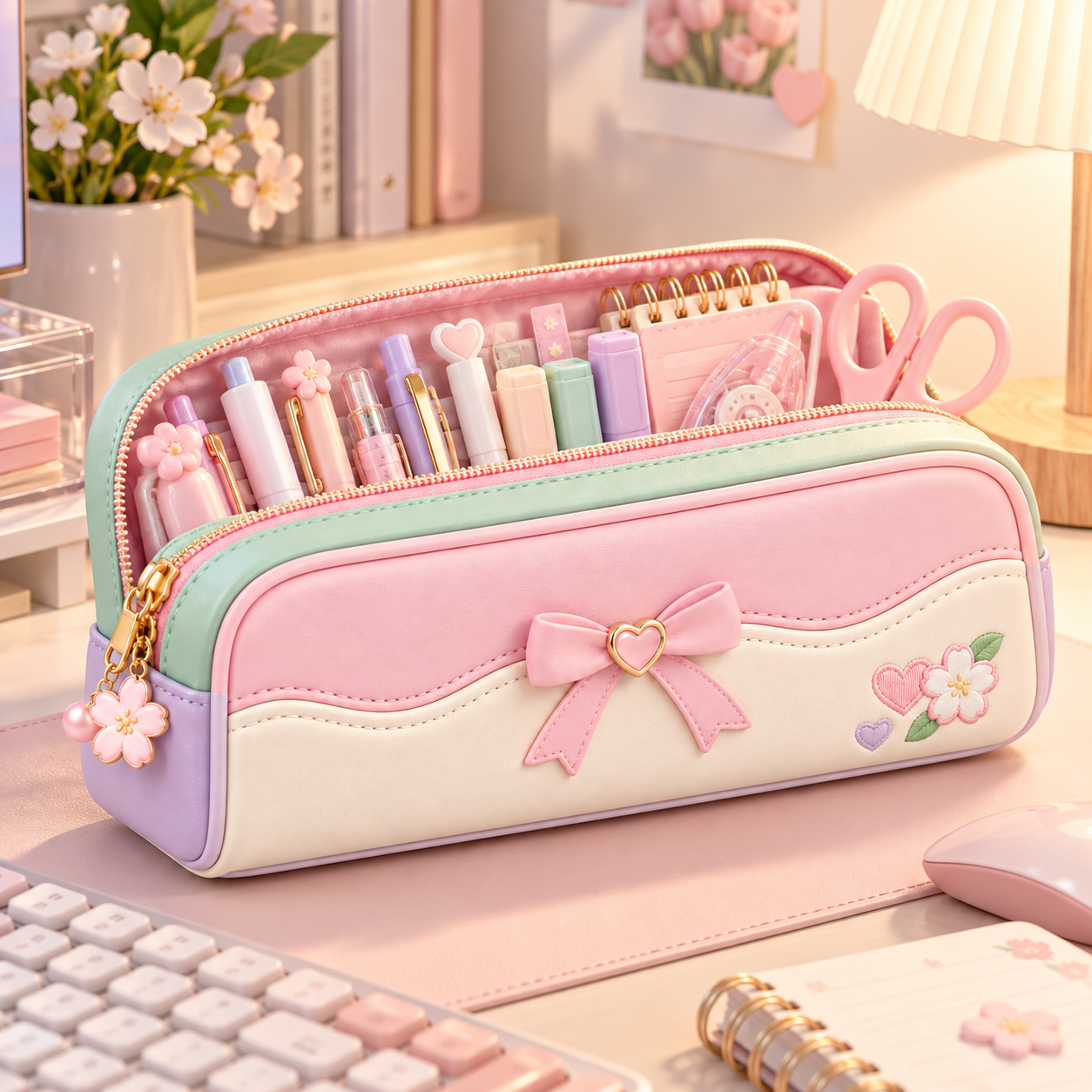 Rovqela pencil case lifestyle view