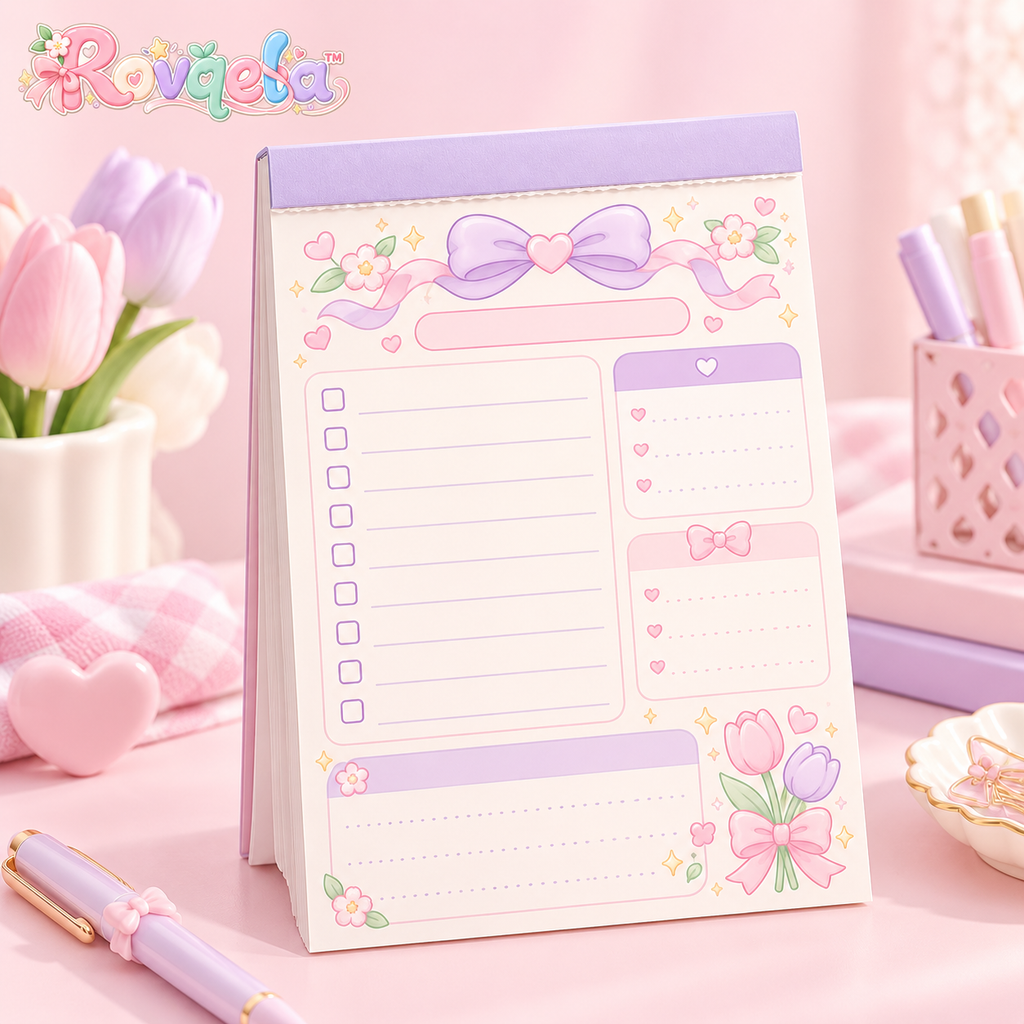 Rovqela™ Lavender Daily Planning Pad