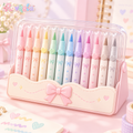 Rovqela™ Pastel Marker Set with Desk Holder