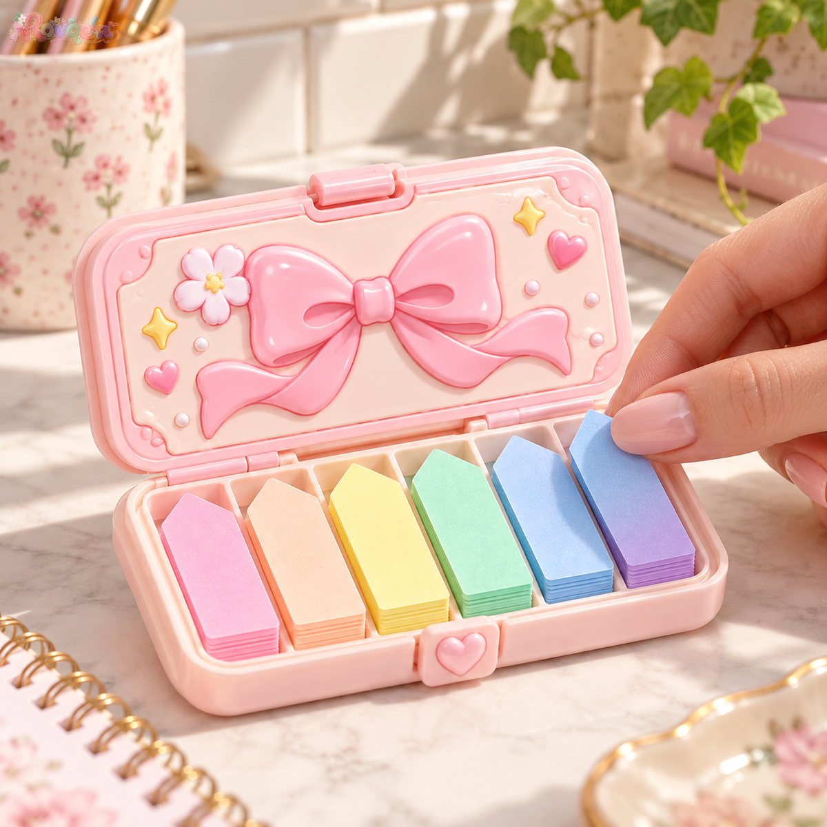 Rovqela™ Pastel Page Flag Case