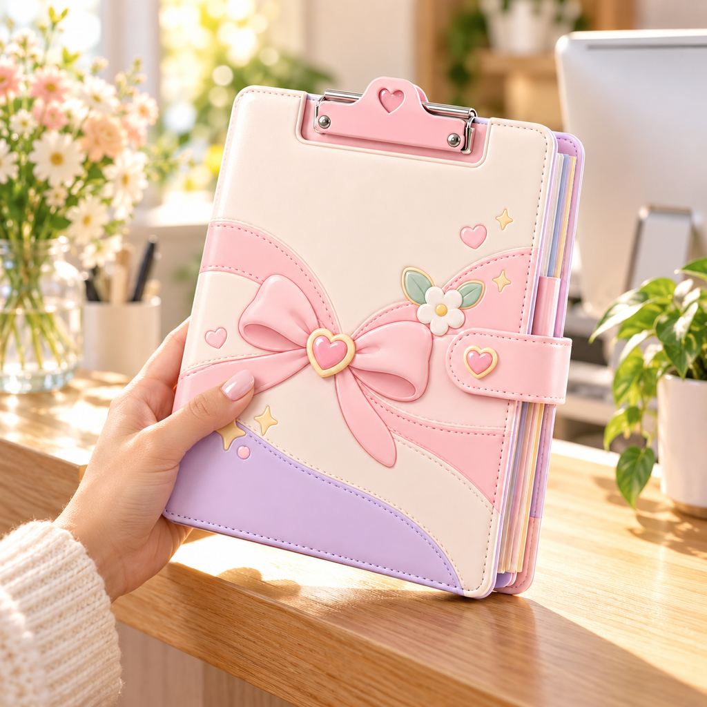 Rovqela™ Bow Clipboard Folio