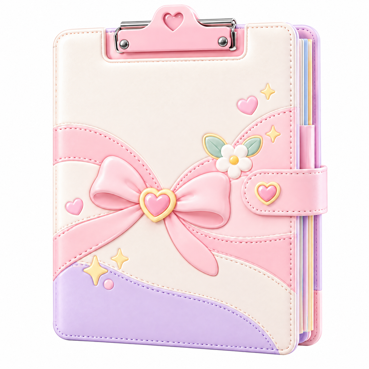 Rovqela™ Bow Clipboard Folio