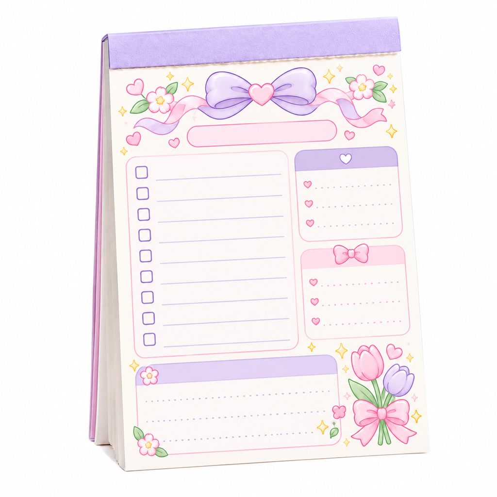 Rovqela™ Lavender Daily Planning Pad