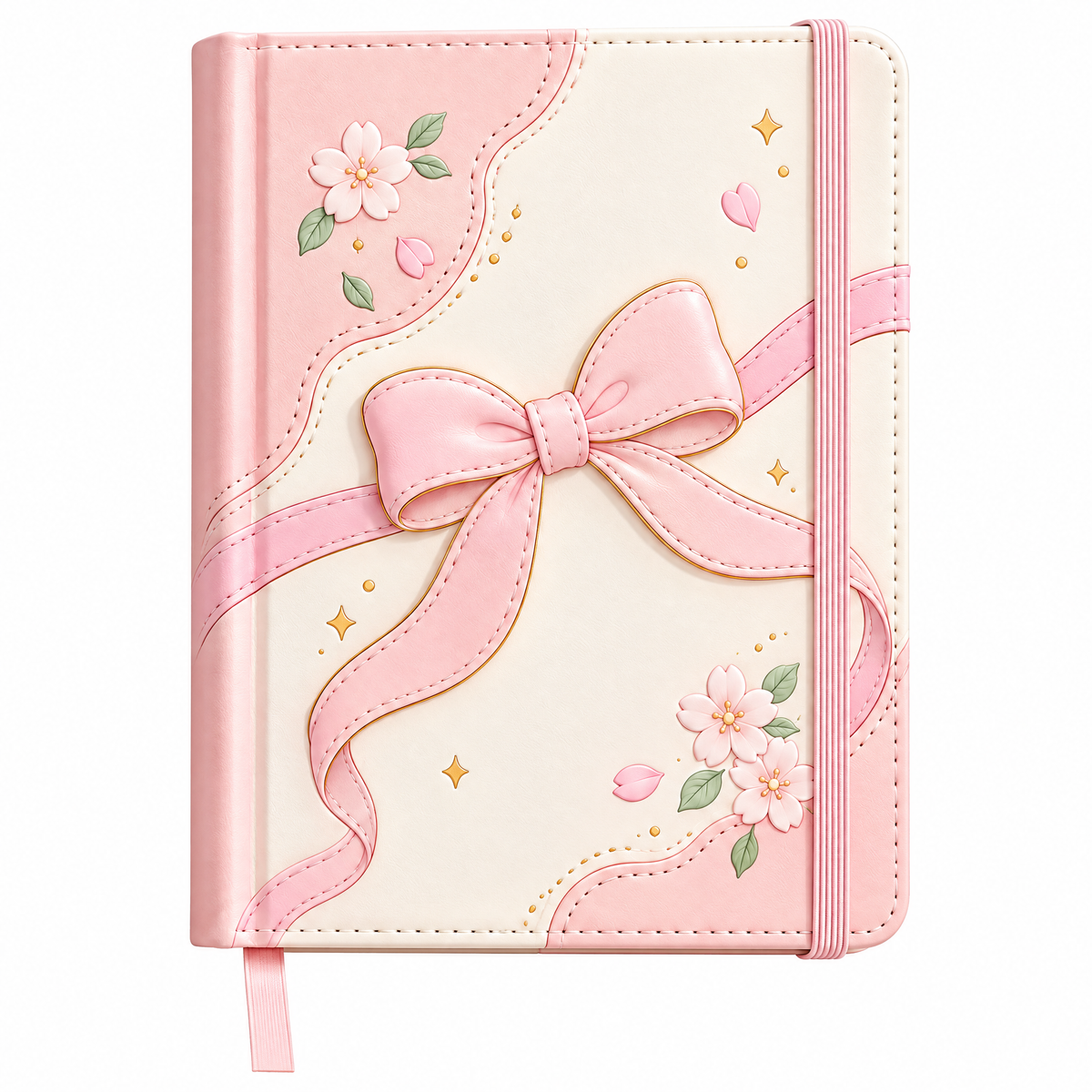 Rovqela™ Floral Bow Notebook