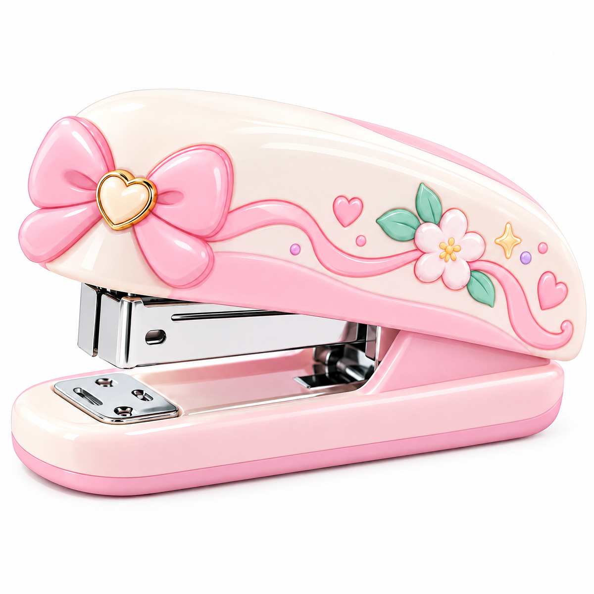 Rovqela™ Floral Bow Desktop Stapler